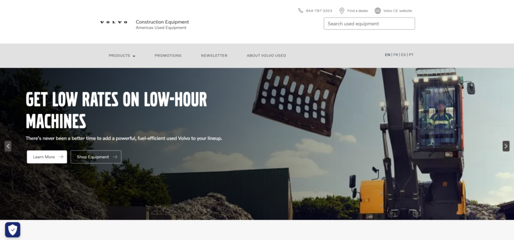 Volvo CE Used Equipment